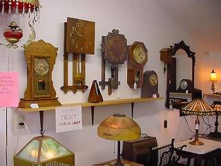 The clocks we carry are American antique 18th & 19th century.