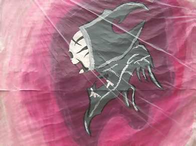 Flying skull