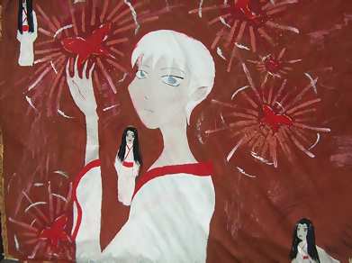 Girl in white