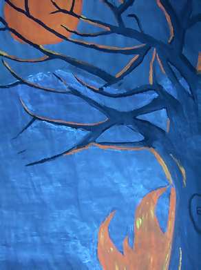 Tree and moon