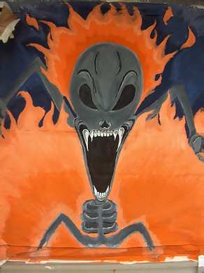mutant skull screaming