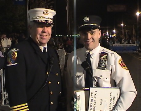 Chief John  Mount and Chairman Carl Weingroff