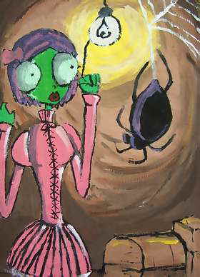 Corps bride w spider T03