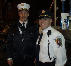 Fire Chief Gary Dye and Parade Chairman Carl Weingroff 