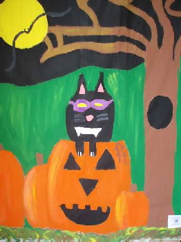 Cat in Pumpkin02