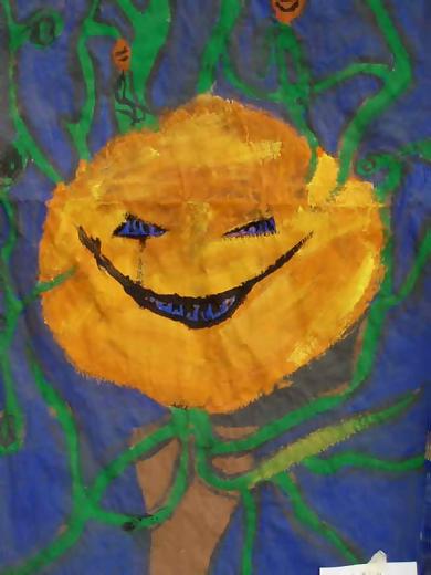 Pumpkin creepy vines