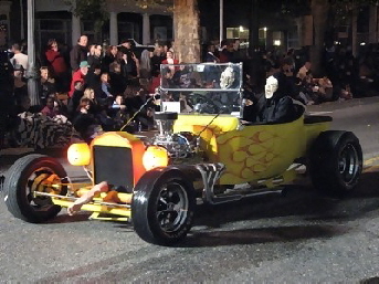 flame car