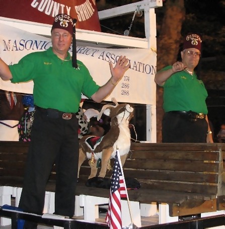 20th masonic float (with goat)