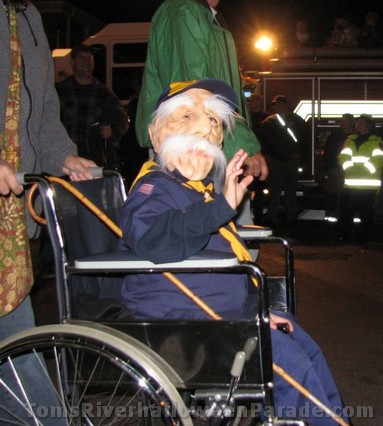 old scout in wheelchair