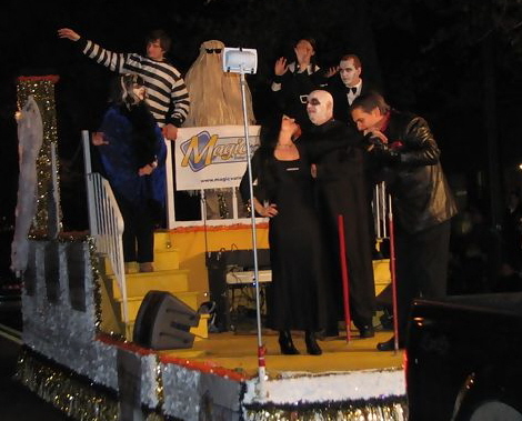addams family float