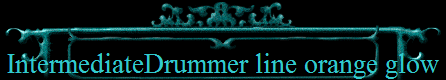 IntermediateDrummer line orange glow
