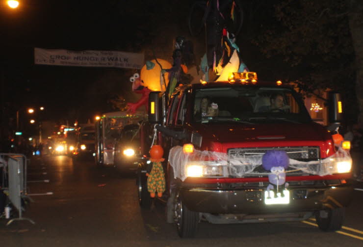 coming down the street