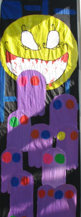 Demon Pac Man with Ghosts